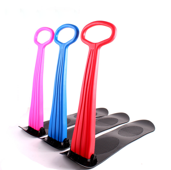 3 Color Outdoor Sports Portable Foldable Plastic Freestyle Single Board Snow Grass Sand Board With Armrests for Children&Adults
