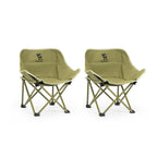 Folding Carbon Steel Camping Chair - Adult & Kids Sizes