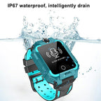 2G/4G Kids Smart Watch Phone Call Digital Screen Waterproof Wristwatch GPS Locator Smart Watch With Dual Camera Pedometer Touchscreen Kids Watch With MP3 Music Player Video Recorder Toddlers Toys Birthday Gift For Children