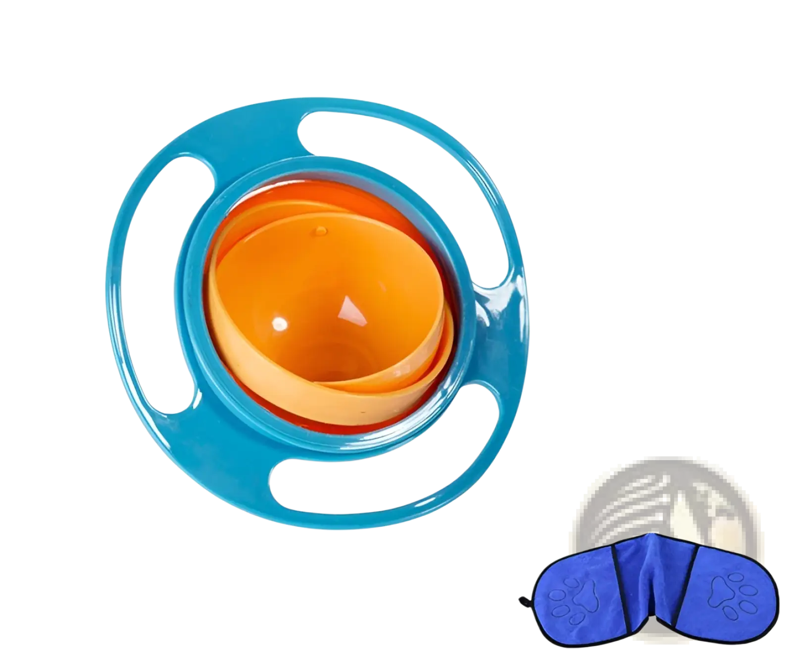 360 Rotating Universal Spill Proof Baby Feeding Bowl