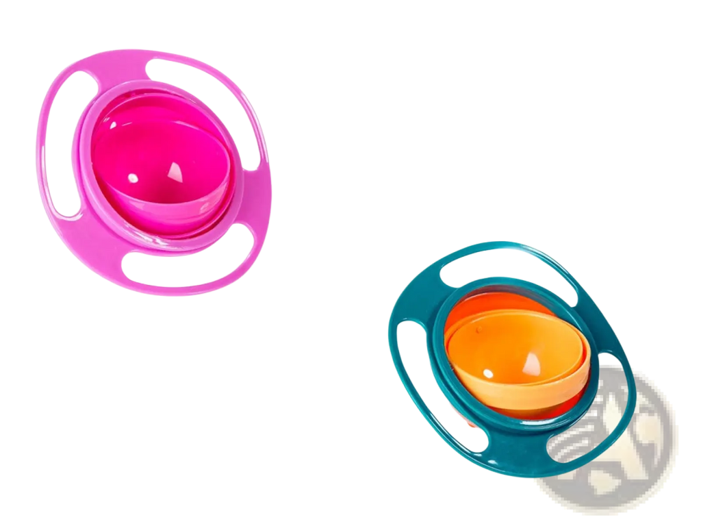 360 Rotating Universal Spill Proof Baby Feeding Bowl