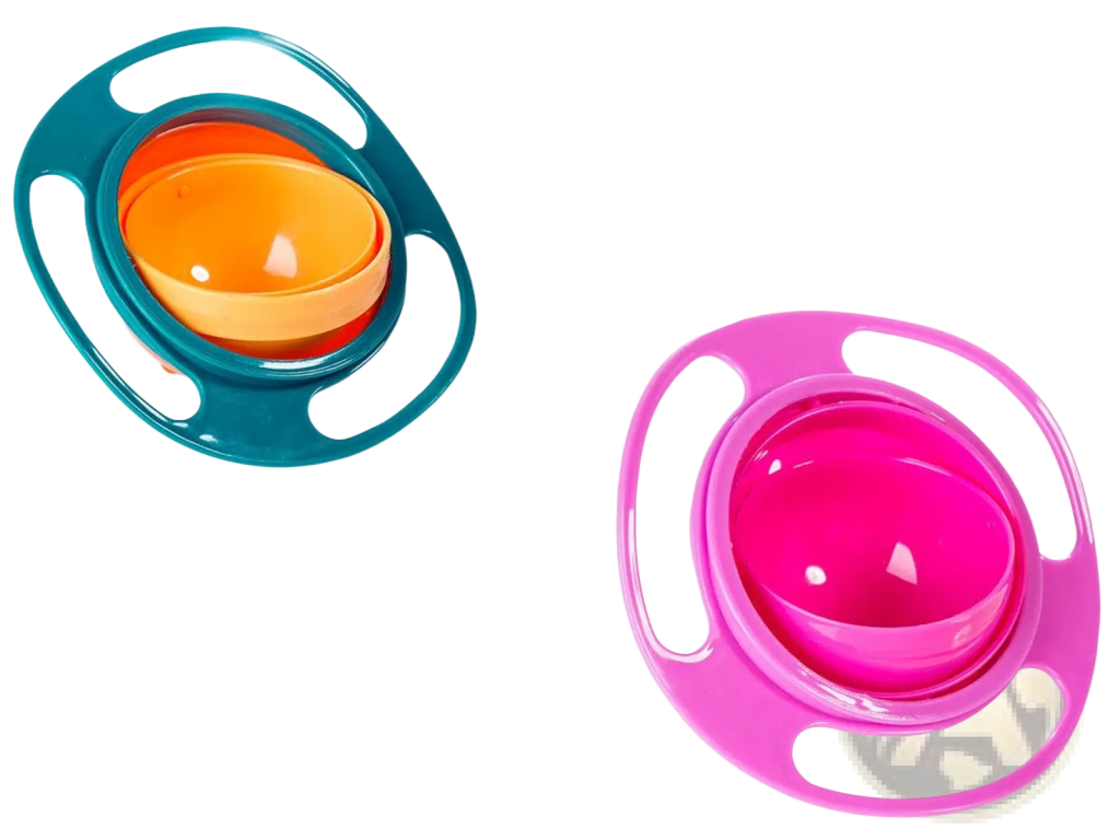 360 Rotating Universal Spill Proof Baby Feeding Bowl