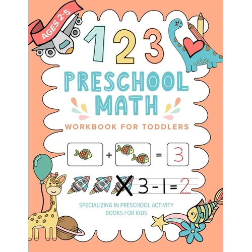 Preschool Math Workbook For Toddlers - Paperback