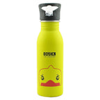500ml Cute Baby Water Cup Leak Proof Bottle With Straw Lid Children School Outdoor Drinking Bottle Training Cup Steel Sports Water Bottle Portable Sports Bottle