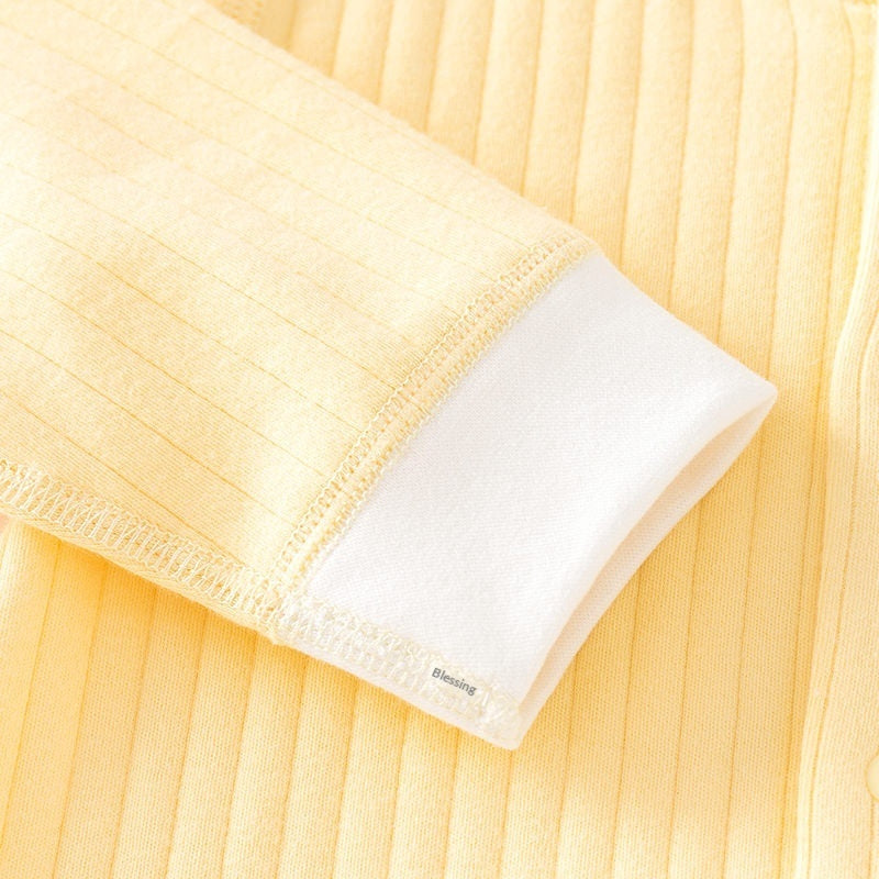 Infant Clothing Class A Pure Cotton Seamless Onesie Baby Pajamas Winter Underwear Crawling Suit