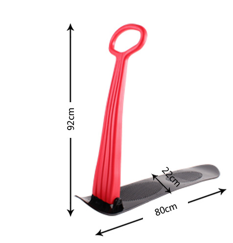 3 Color Outdoor Sports Portable Foldable Plastic Freestyle Single Board Snow Grass Sand Board With Armrests for Children&Adults