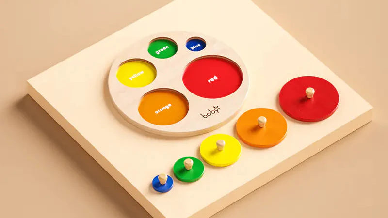 Montessori Shape Matching Puzzle Toy for Toddlers