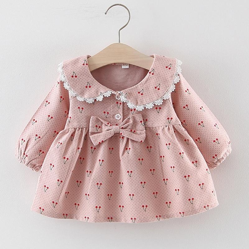 Newborn Baby Girl Cartoon Dress With Bag Infant Clothing Toddler Dress In elegant Design Made for Kids