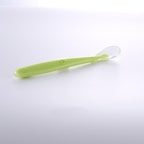 Silicone Baby Soft Soup Spoon Healthy Infant Sucker Candy Color Kitchen Cooking Spoon Rice Spoon Children Dishes Tableware for Kids