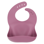 Solid Silicone Bibs Baby Feeding Saliva Towel Waterproof Soft Cloths Bandana Lightweight Infant Bibs