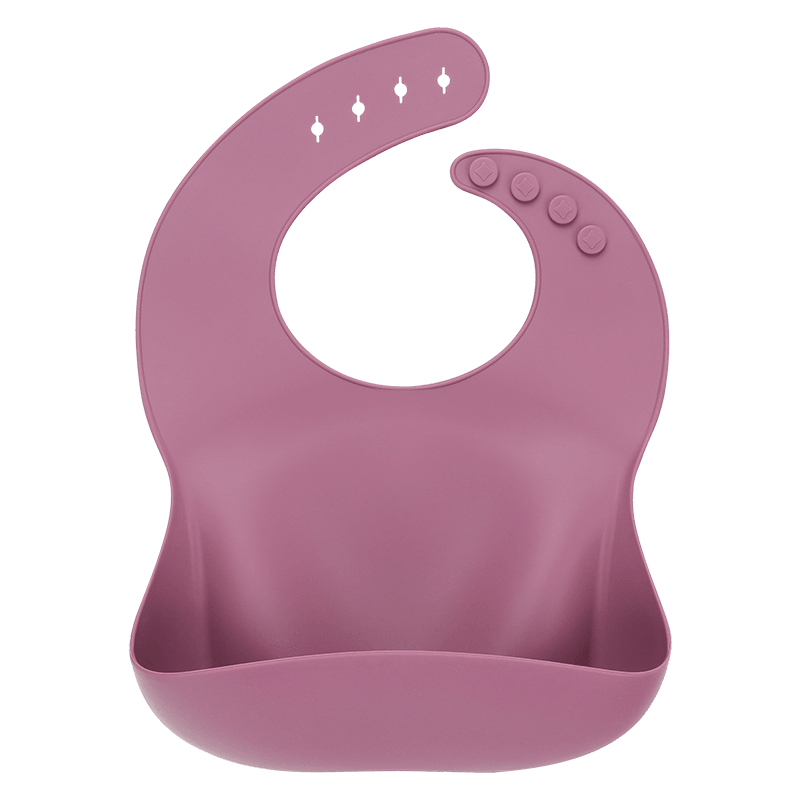 Solid Silicone Bibs Baby Feeding Saliva Towel Waterproof Soft Cloths Bandana Lightweight Infant Bibs