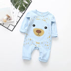 Fashion Trend Stevvex Cute Animals Spring Romper Newborn Baby Clothes Kids Long Sleeve Underwear Cotton Boys Clothes Romper For Kids