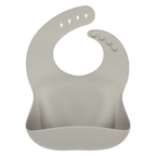 Solid Silicone Bibs Baby Feeding Saliva Towel Waterproof Soft Cloths Bandana Lightweight Infant Bibs