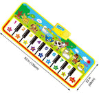 Musical Mat With Animal Voice Baby Piano Playing Carpet Music Game Instrument Toys Early Educational Toys For Kids
