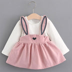 Newborn Baby Girl Cartoon Dress With Bag Infant Clothing Toddler Dress In elegant Design Made for Kids