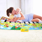 Musical Mat With Animal Voice Baby Piano Playing Carpet Music Game Instrument Toys Early Educational Toys For Kids