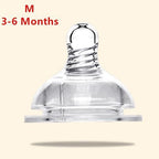 Infant Cartoon Baby Cute Feeding Glass Bottle Safe Silicone Milk Bottle With Handle Newborn Drink Training Colorful Feeding Bottles