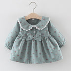 Newborn Baby Girl Cartoon Dress With Bag Infant Clothing Toddler Dress In elegant Design Made for Kids