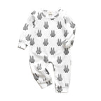 Modern Printed Baby Boys and Girls Romper Cotton Long Sleeve Jumpsuit for Infant Clothing Newborn Baby Kids