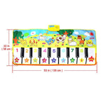 Musical Mat With Animal Voice Baby Piano Playing Carpet Music Game Instrument Toys Early Educational Toys For Kids