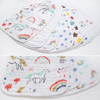 Cotton Baby Burp Cloth For Toddlers Feeding Durable Apron Multi-use Saliva Towel Scarf And Bandana Bibs