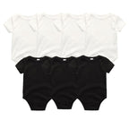 Unisex Newborn Baby Rompers Clothing Infant Jumpsuits 100%Cotton Children 7Pcs/Lot Set for Girls and Boys Jumpsuits For Kids