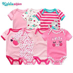Unisex Newborn Baby Rompers Clothing Infant Jumpsuits 100%Cotton Children 7Pcs/Lot Set for Girls and Boys Jumpsuits For Kids