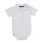 Summer Baby Boy/Girl Turn-down Collar Rompers Infant Newborn Cotton Clothes Jumpsuit