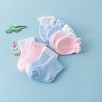 4 Pairs Children Newborn Socks Gloves Anti-scratch Breathable Elasticity Protection For Babies