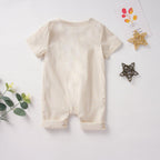 Newborn Infant Baby Boy Girls Unisex Button Romper Jumpsuit Playsuit Sunsuit Clothes For Girls And Boys