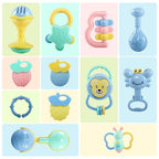 Baby Rattle Toys Cartoon Hand Grip Soft Rattles Shaker Teether Infant Newborn Educational Toys For Baby and Kids