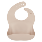 Solid Silicone Bibs Baby Feeding Saliva Towel Waterproof Soft Cloths Bandana Lightweight Infant Bibs