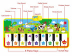 Musical Mat With Animal Voice Baby Piano Playing Carpet Music Game Instrument Toys Early Educational Toys For Kids
