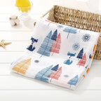 Muslin Cotton Diaper Baby Blankets Newborn Swaddle Blanket Infant Multi Purpose Bath Towel