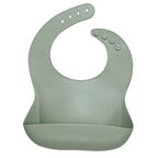 Silicon Breastplate Baby Bib Waterproof Solid Infant Bandana Bibs Newborn Feeding Burp Cloth Bib For Kids