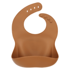 Solid Silicone Bibs Baby Feeding Saliva Towel Waterproof Soft Cloths Bandana Lightweight Infant Bibs