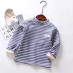 Modern Luxury Toddler Warm Sweater Baby Long Sleeve Outfit Tracksuit Kids Shirt Clothes For Boys And Girls Kids