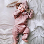 Baby  Dinosaur and Rabit Jumpsuit With Zipper Newborn Baby Clothes Crawling Clothes Baby Girls and Boys Kids Costume Jumpsuit