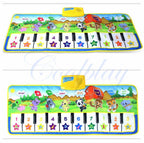 Musical Mat With Animal Voice Baby Piano Playing Carpet Music Game Instrument Toys Early Educational Toys For Kids