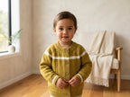 Warm Winter Cardigan | 100% Wool Kids Cardigan with Wooden Buttons