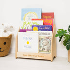 Front facing bookshelf