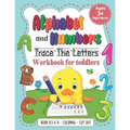 Alphabet and Numbers: Trace the Letters Workbook for Toddlers. Age 3+ (8,5x11, Coloring, Cut out): Pre k, Kindergarten, 1st Grade and Kids - Paperback