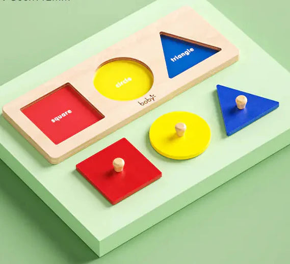 Montessori Shape Matching Puzzle Toy for Toddlers