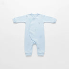 Premium Light Blue Newborn Baby Clothes Gift Box | 100% Soft Cotton Essential Infant Layette Set with Fox Illustrations
