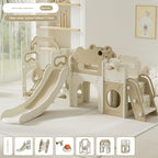 Indoor Home Kids Slide Toddler Baby Soft Climbing Frame Swing Foldable Easy Assembly Safe Non Slip Plastic Playset Play Toy