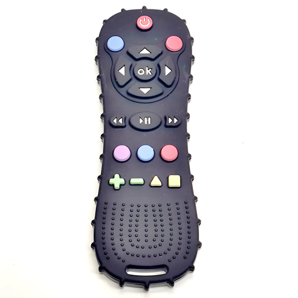 Baby Remote Control Teether – Silicone Pacifier Bracelet, Anti-Biting Gloves & Teething Stick for Infants