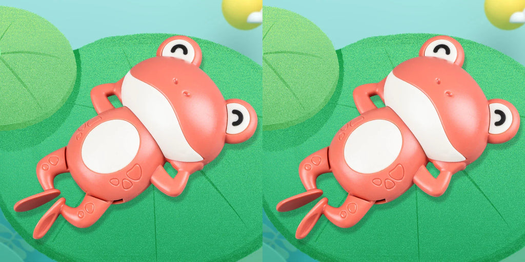 Clockwork Swim Frog Bath Toy | Toddler Bath Time Fun