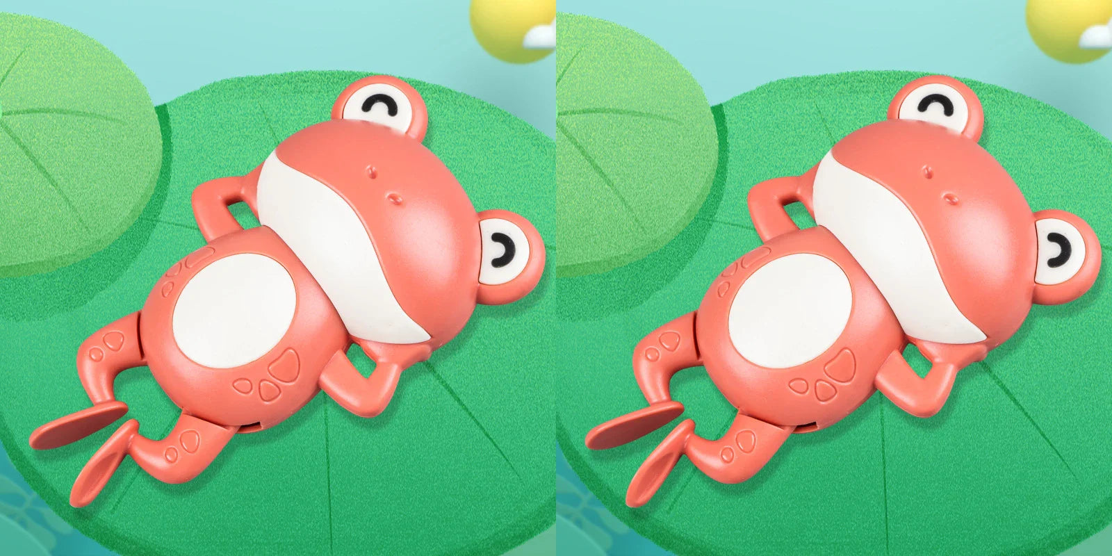 Clockwork Swim Frog Bath Toy | Toddler Bath Time Fun