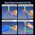 Kid Air Rocket Foot Pump Launcher Outdoor Air Pressed Pedal Soaring Rocket Toys Child Play Set Jump Sport Game Toys For Children