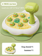Duck/Frog/Pig Baby Toy Montessori Learning Game Educational Puzzle Gift for 12 24 Months Toddler Boy/Girl with Hammer